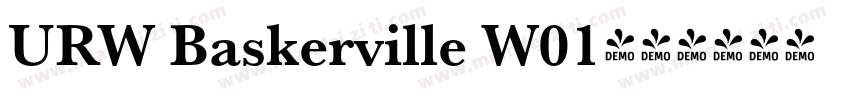 URW Baskerville W01字体转换